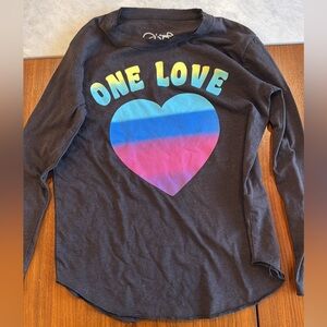 Chaser “One Love” graphic long sleeve tee
